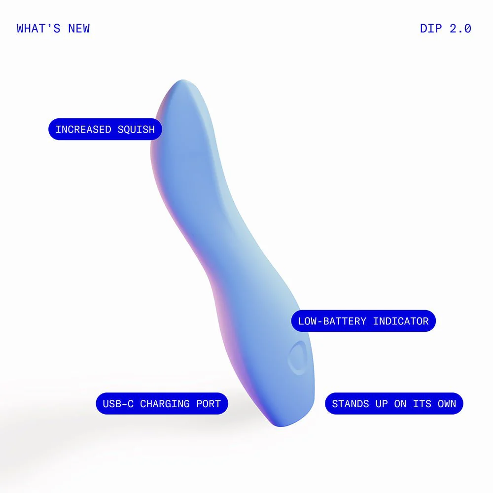 Dame Dip 2.0 Vibrator Periwinkle - Image 2
